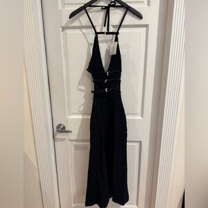 Cult Gaia Evaleigh Black Dress